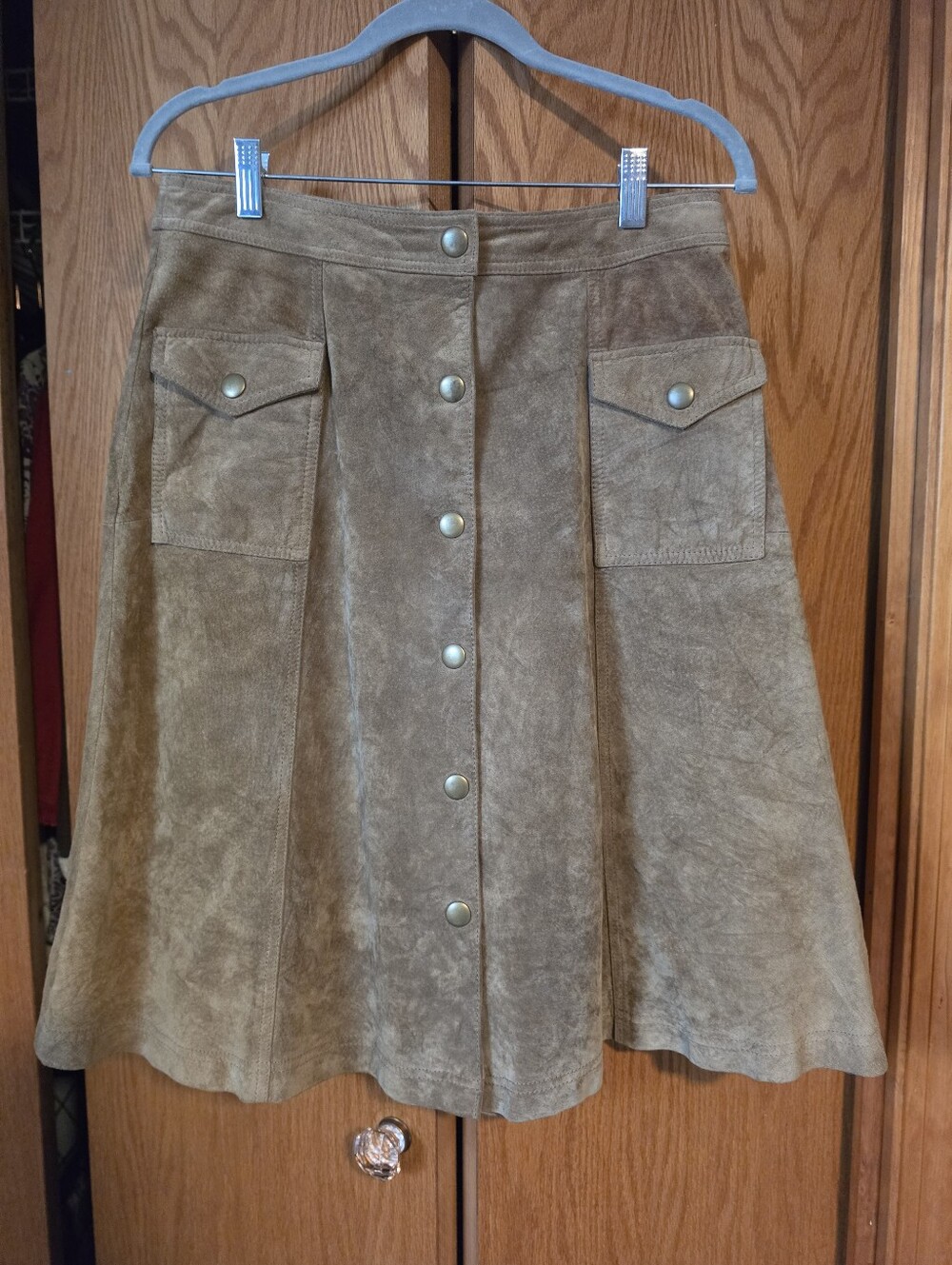 Suede Skirt
